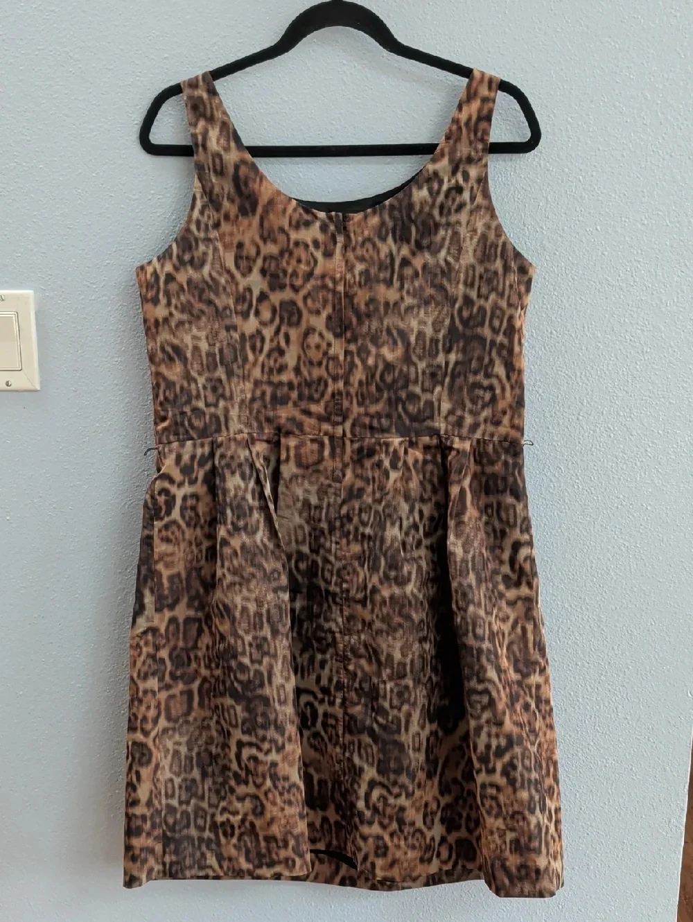 Michael Kors Leopard Print Sleeveless Dress - Brown